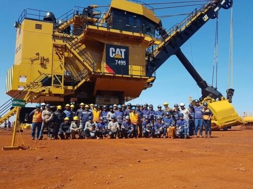 Manutenção de equipamentos de mineração